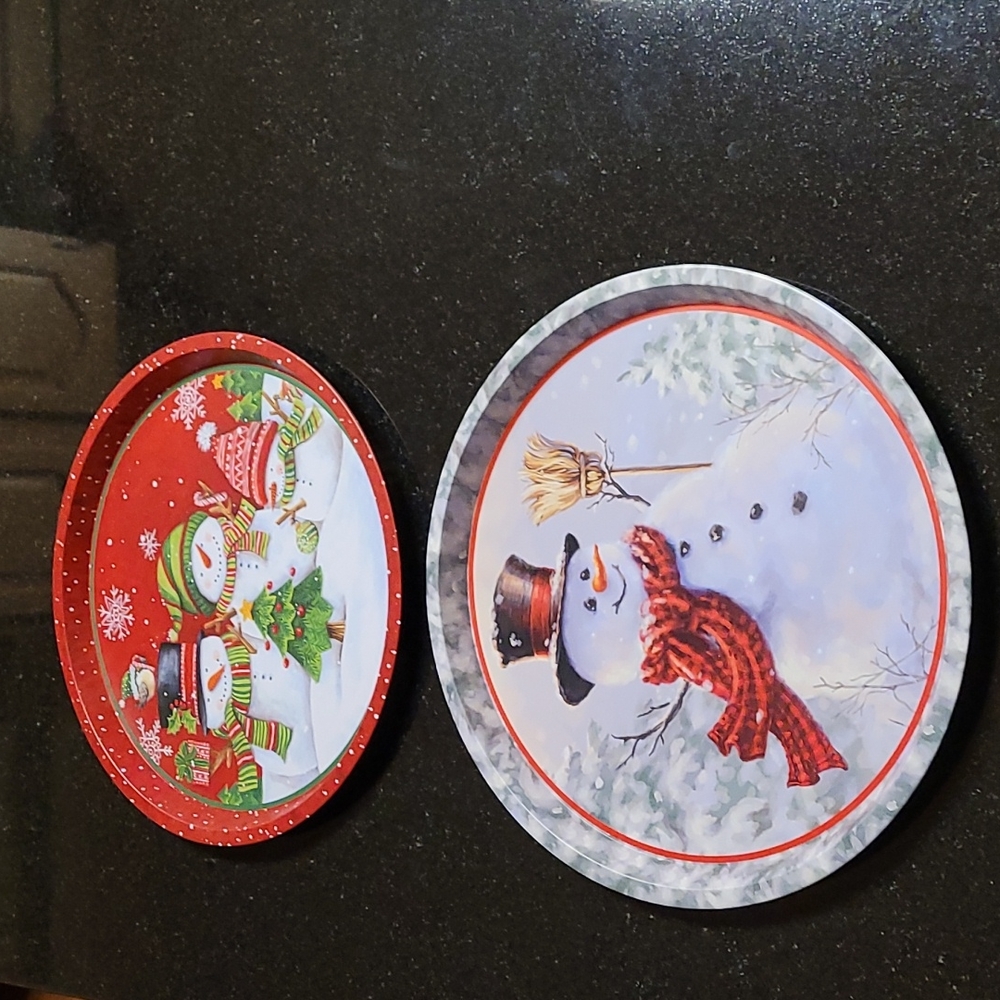 ☃️Snowman Trays